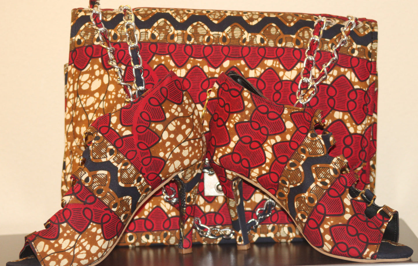 Shoe and Bag Ankara Set - Nubian Goods